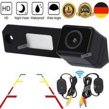 Funk Kabellos Auto HD Rückfahrkamera Einparkhilfe für VW T5 Caddy Passt Touran