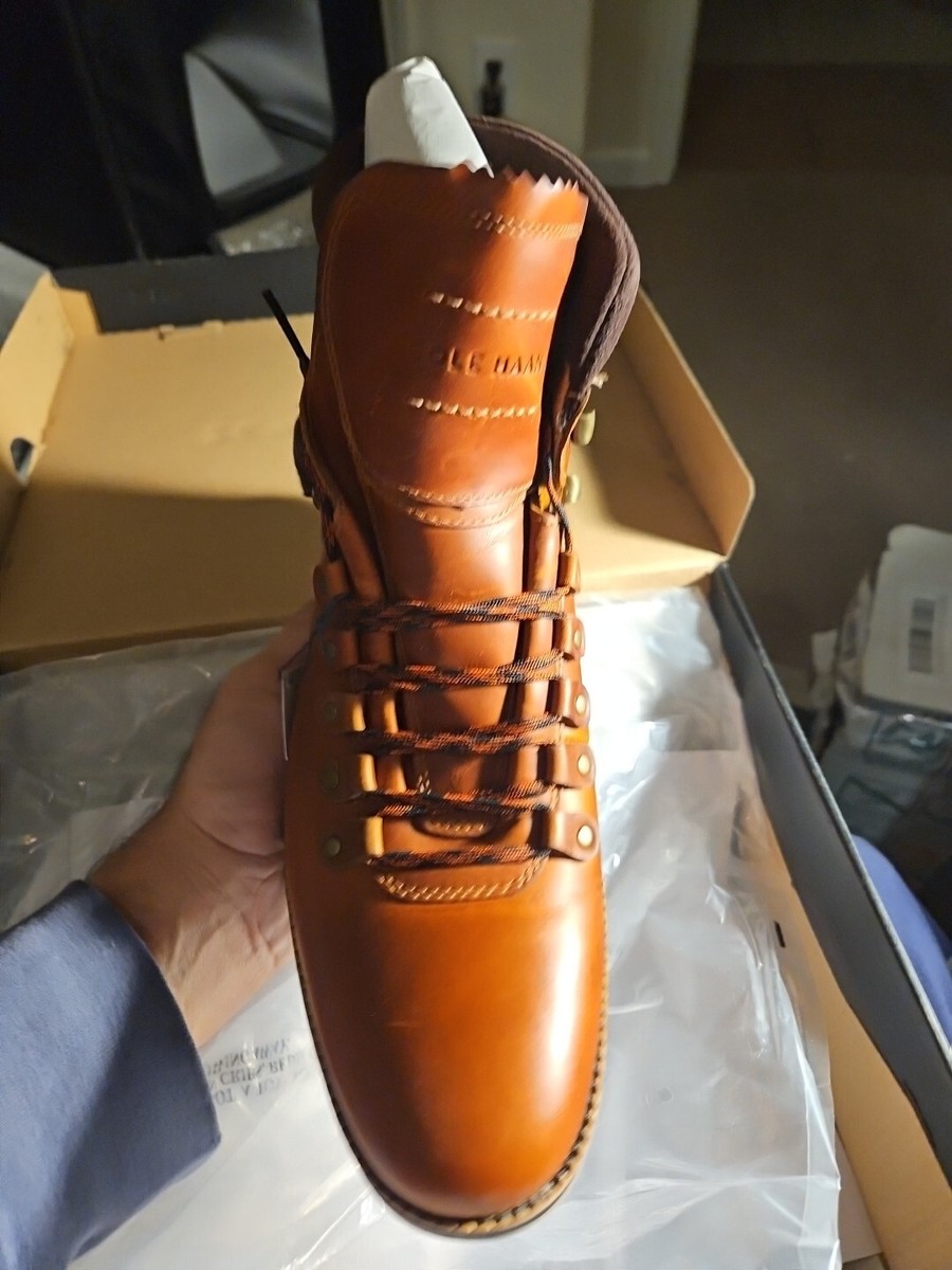 Cole Haan Men Zerogrand Hiker Waterproof Hiking Boot British Tan