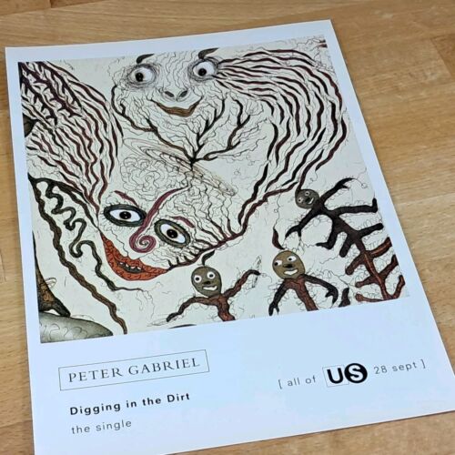 PETER GABRIEL DIgging In The Dirt original magazine page promo advert artwork - Foto 2 di 7