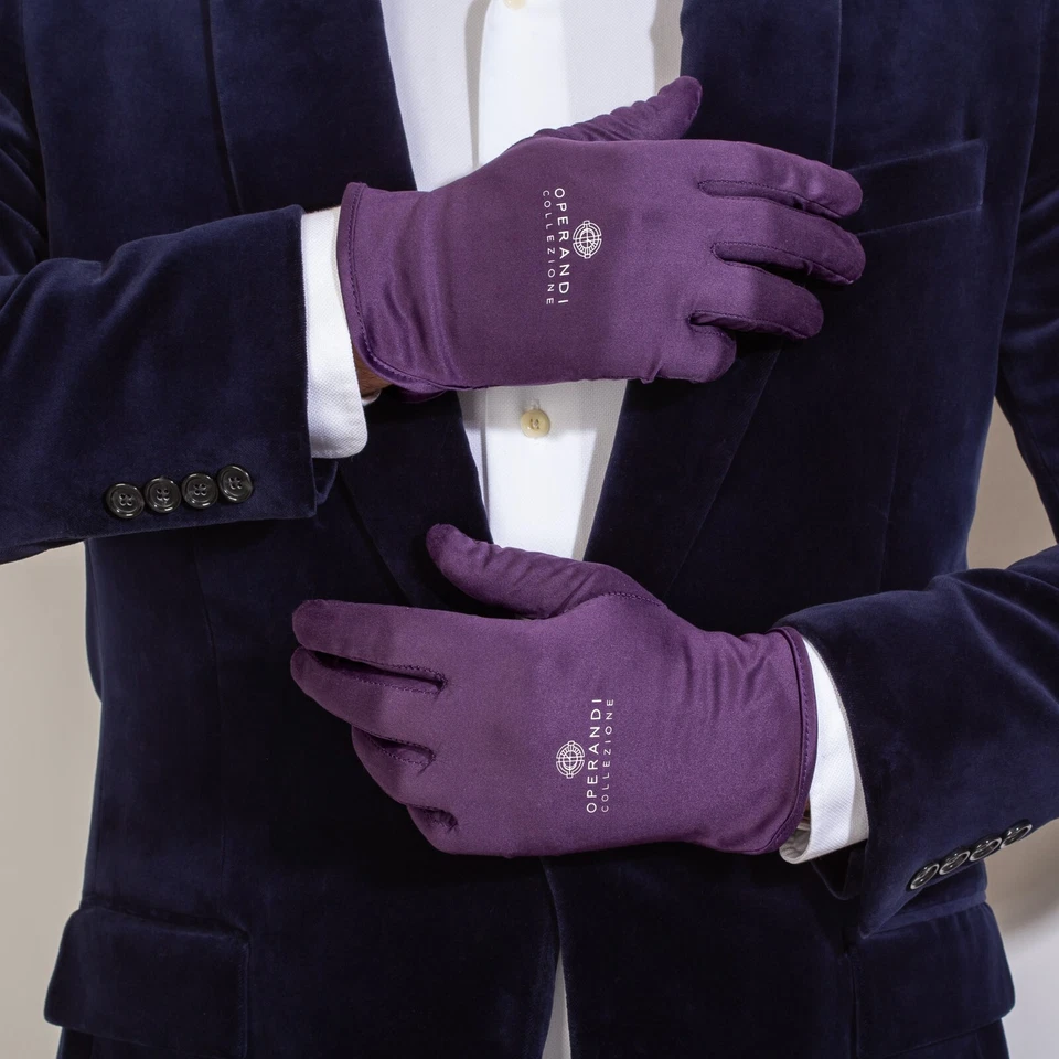 Juego de guantes de pulido para reloj Operandi Premium / púrpura oscuro para relojes de lujo / L Foto 4 de 4