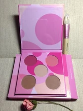 COASTAL SCENTS BLUSH & BRONZER 5-Shade Mini Palette & BRUSH COMBO ~ NIB!!