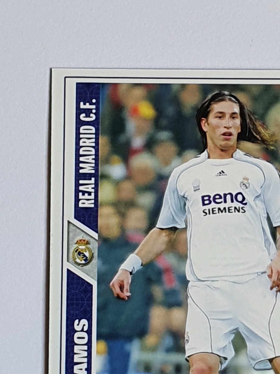 Carte Panini Real Madrid - Sergio Ramos N°14 - Fichas La Liga 2009 - Mundicromo