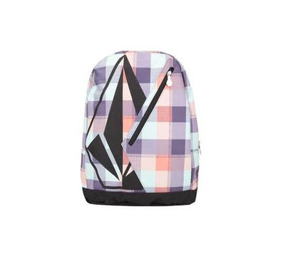 WOMEN'S GIRLS VOLCOM MESSAROUND PURPLE BACKPACK MULTI LOGO SCHOOL
