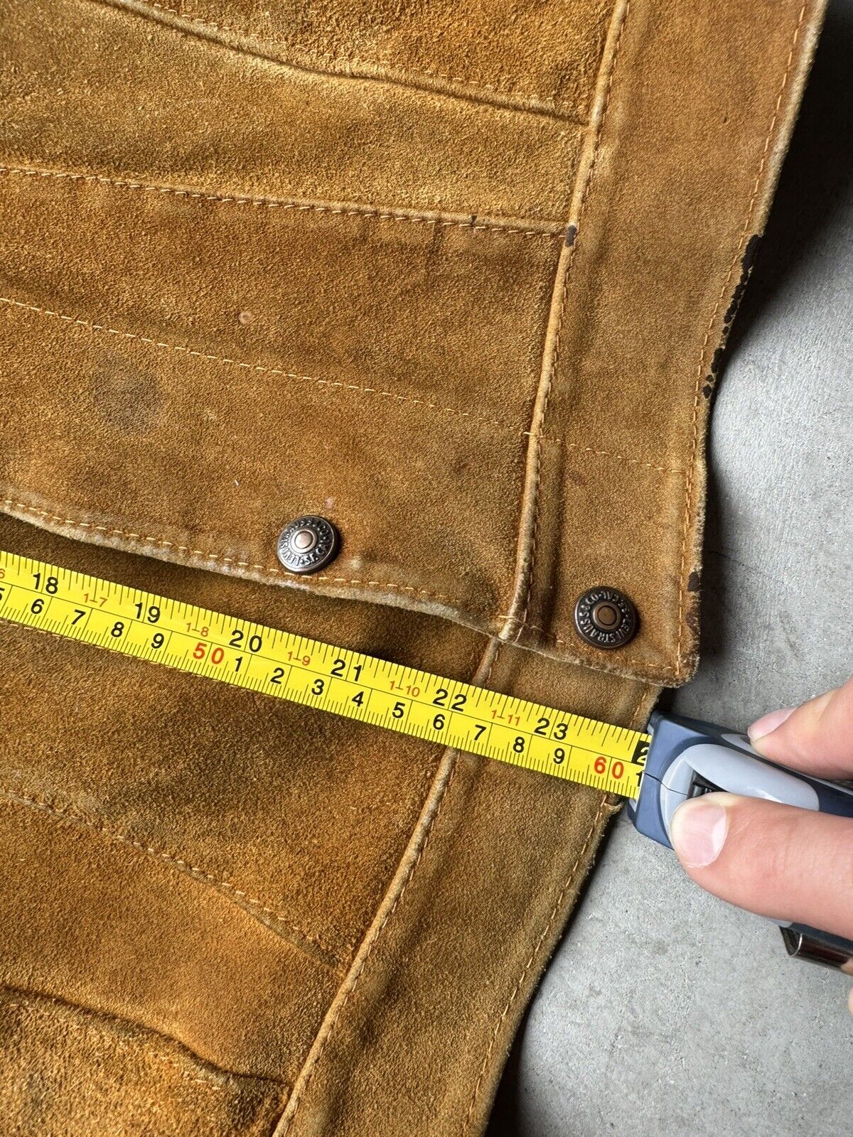 Levi’s Vintage 60’s Big E Suede Jacket Leather Co… - image 8