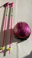 SET SCI BAMBINA BASTONCINI CASCO MASCHERA 