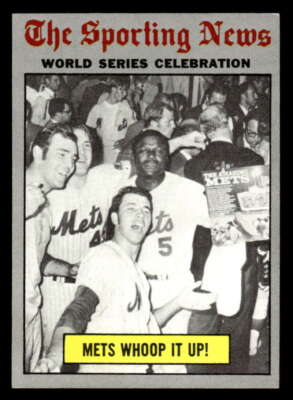 1970 Topps 1969 World Series Summary - Mets Whoop It Up! WS #310 EX-MT XX8097