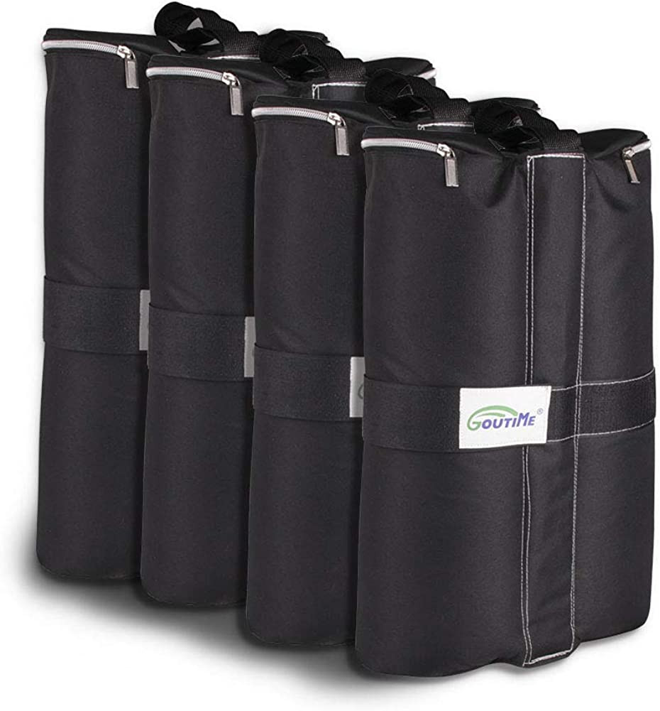 4 X 40 Lb Weight SandBags For Pop Up Canopy Tent Legs Gazebo Set Of 4 Black
