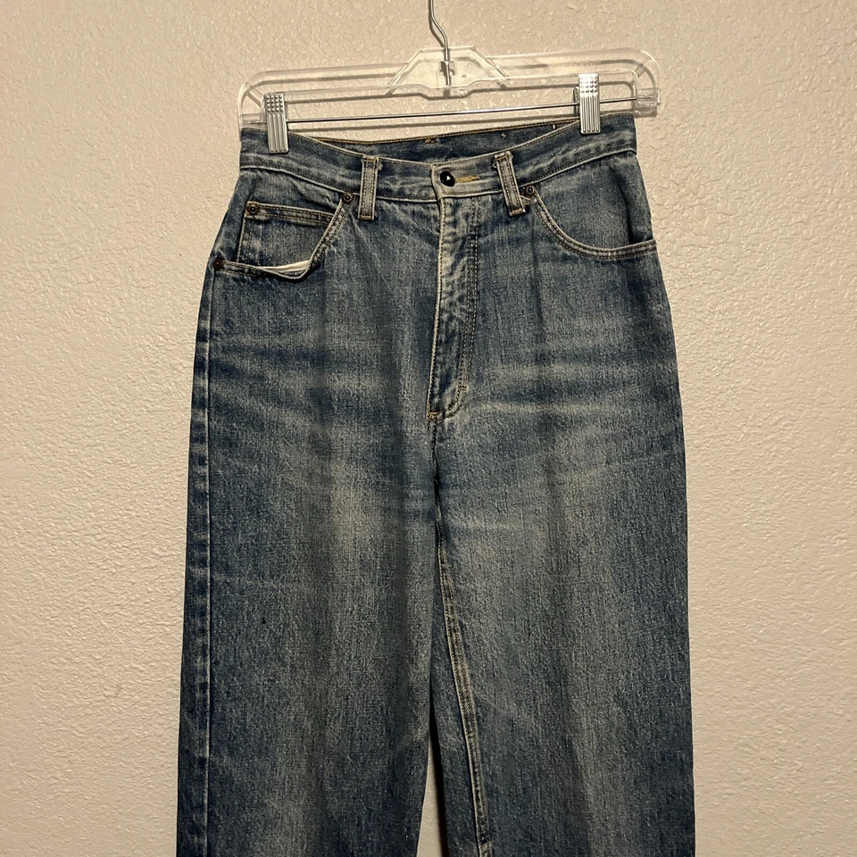 Cherokee vintage 80s Jeans Tapered Leg High Rise Medium Wash Size 4 - Image 2 of 4