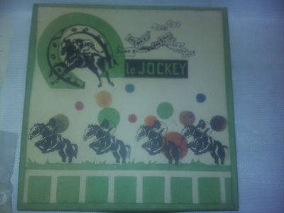 Jeu De Société Le Jockey – Jeu De Paris Années 70 Complet Avec Tapis En Tissu