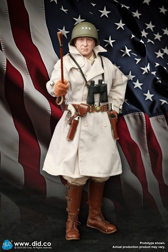 1/6 Scale Dragon In Dreams DID WW II US George Smith Patton Jr General A80164 - Picture 11 of 11
