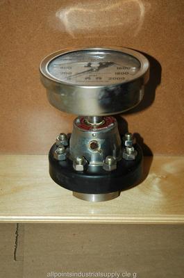 Omega Stainless Steel Type 100 316L Material Diaphragm Pressure Gauge 0-2000 PSI