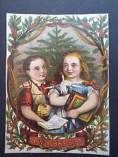 Colour illustration print Childs Own Magazine New Years Gifts litho