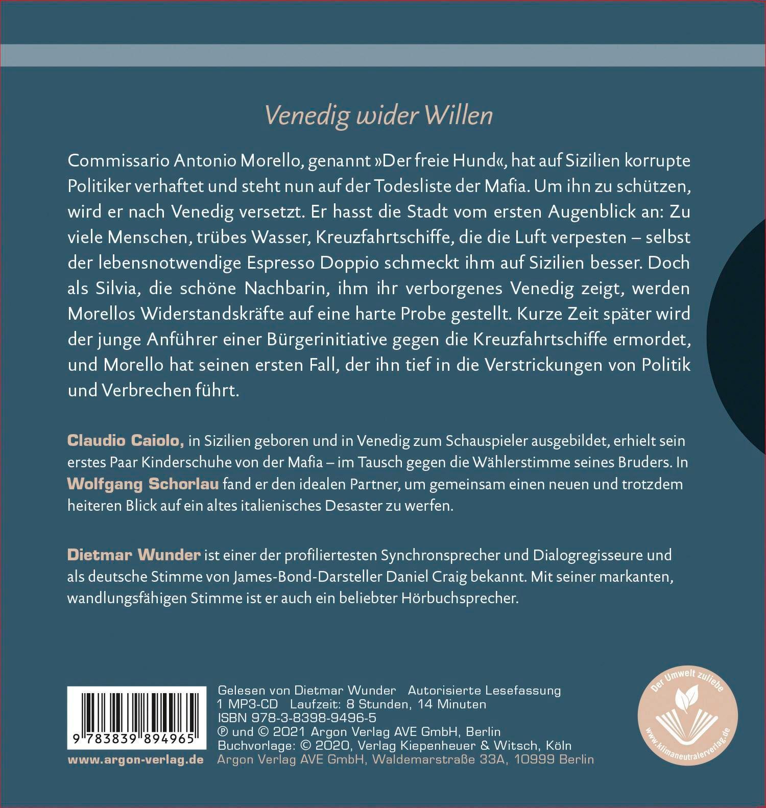 Thumbnail - Der Freie Hund | Commissario Morello Ermittelt In Venedig | Wolfgang