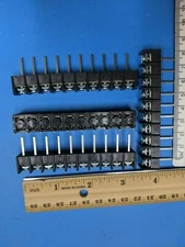 Terminal Block Strip, 10 Position, MAGNUM  A107210 , A10721007CA, 20A , 0.325SP