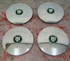 4 JAGUAR XJ6 XJ8 X300 X308 CHROME WHEEL CENTRE CAPS. PART NUMBER CCC-5281/1