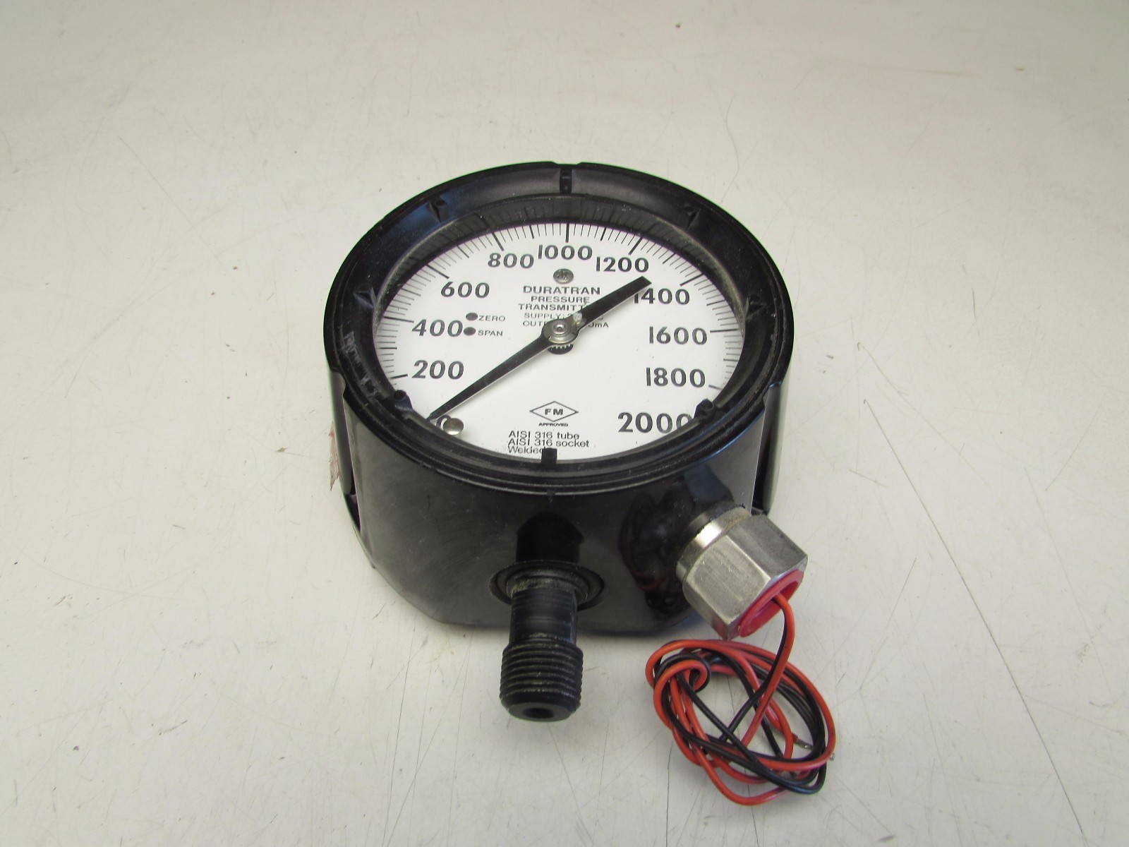 ASHCROFT 2279SSH04L025 DURATRAN PRESSURE TRANSMITTER 02000 PSI , N/NIB! eBay