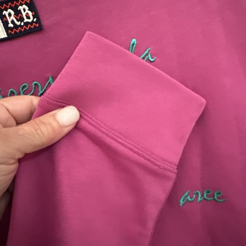 90s Style FILA x ROWING BLAZERS Iconic Retro Rugby Long Sleeve Polo Shirt - XL - Picture 6 of 8