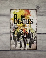 The Beatles Vintage Style Tin Metal Bar Sign Poster Man Cave Collectible New