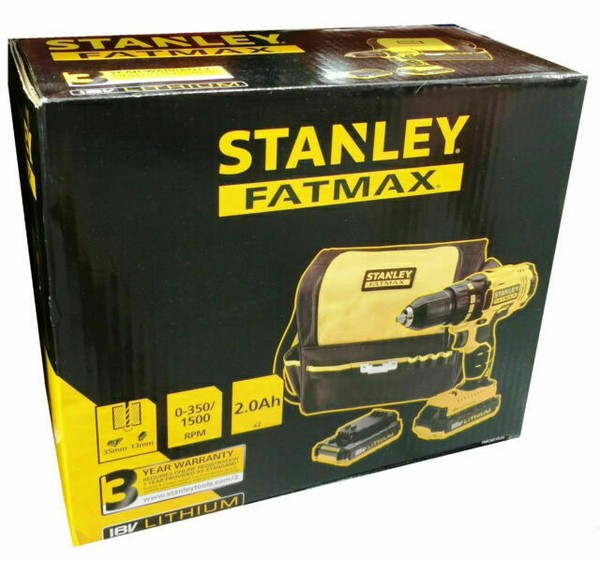 Stanley FMC601D2S Driver Drill Kit 2.0AH 18V for sale online eBay