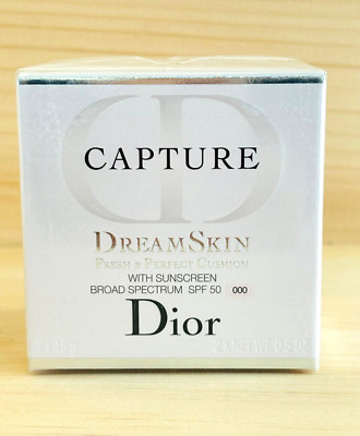 DIOR CUPTURE DREAM SKIN Moist Cushion SPF 50 Compact and Refill # 000 ~ 2 x 15 g