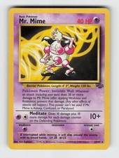 Mr. Mime 22/64 Unlimited Rare Jungle Pokemon 1999 Moderately Played on eBay