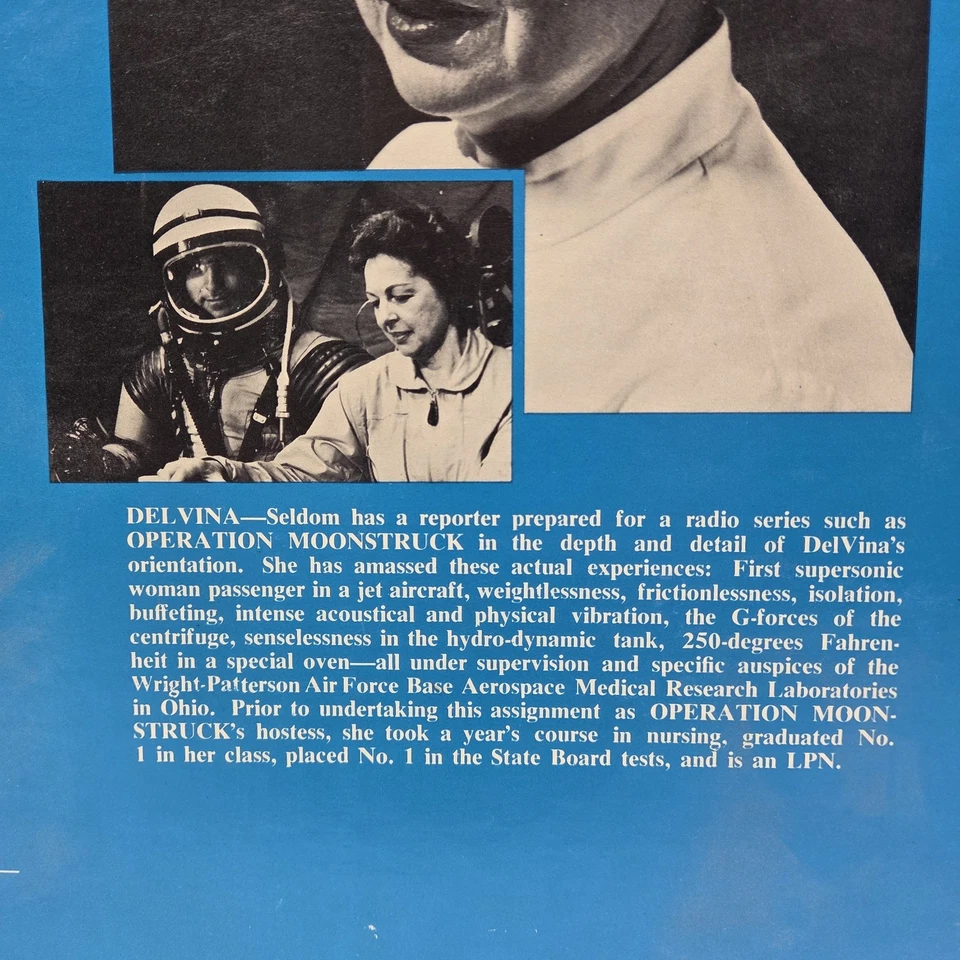 * RARE * Vintage USAF Operation Moonstruck Vinyl Record Set – Complete 33⅓ RPM Foto 3 de 4