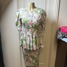 Choon California /Made in U.S.A.  Vintage, Romantic 80s/90s dress, cottage core