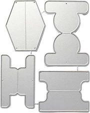 Tabs Die Cut for Card Making, Tabs Metal Cutting Dies Congratulations Die Cuts B
