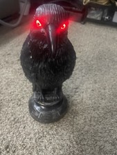 Tekky Toys Animated Raven Halloween Decoration 14  Tall TESTED/VIDEO