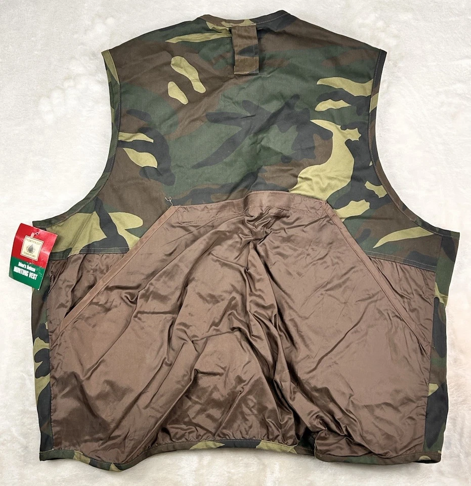 Northwest Territory Cammouflauge Deluxe Hunting Vest Men's Size XL Vintage - Image 2 of 4