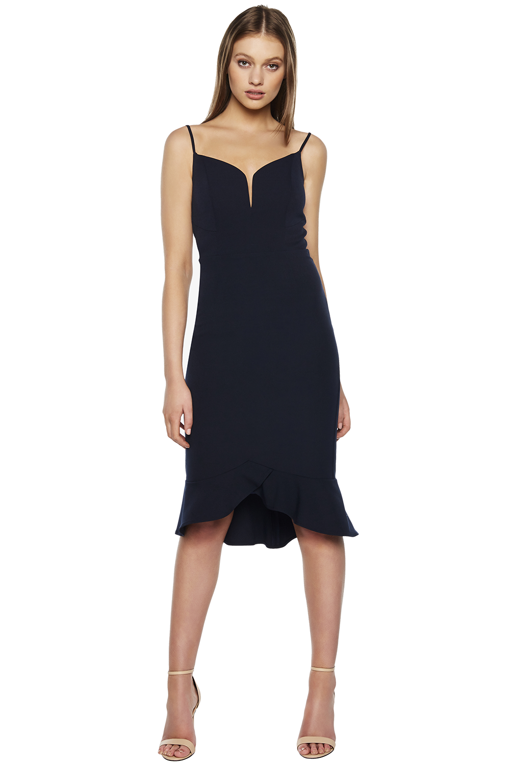 Bardot Kristen Peplum Dress 10 Large Black Cocktail Party Bodycon Sleek Ruffle