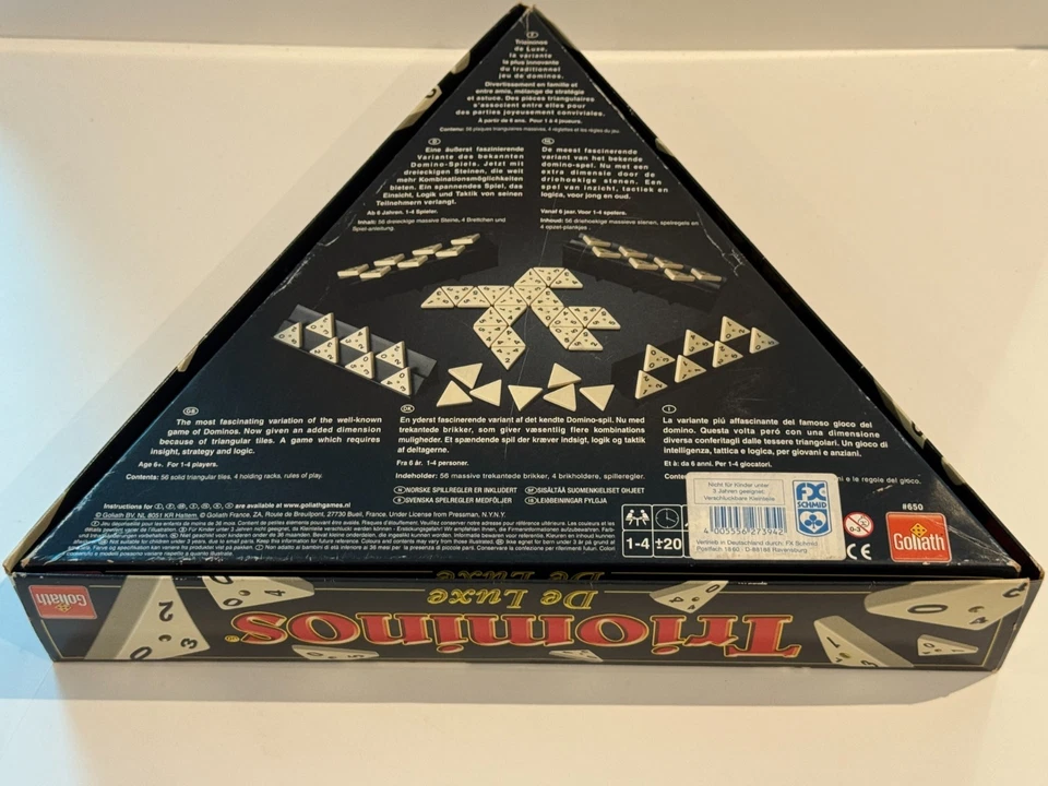Triominos De Luxe - Goliath | Vintage 'Dominoes' Game | Complete | Fast Shipping - Image 2 of 4