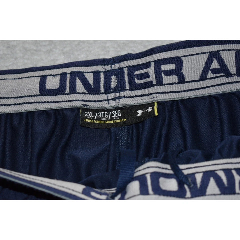 Under Armour Gym Shorts Workout Mens Size 3XL With Pockets Performance Blue - Image 3 of 4