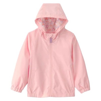 Girls' Bluster-Break Lightweight Windbreaker Jacket, Solid Pink, 4