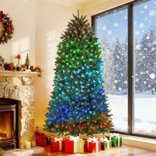 7.5ft Prelit Christmas Tree with 698 LEDs, Music Sync, App Control
