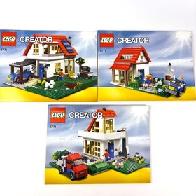 Lego Creator Lot of 2 Instruction Manuals Books Only 5766 x 2 Log Cabin 5771 x 3