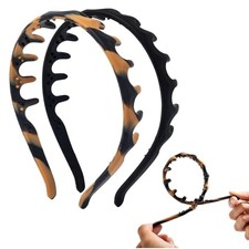 Non Slip Silicone Comb Headbands for Women, No Pain No Headache Teeth Hair