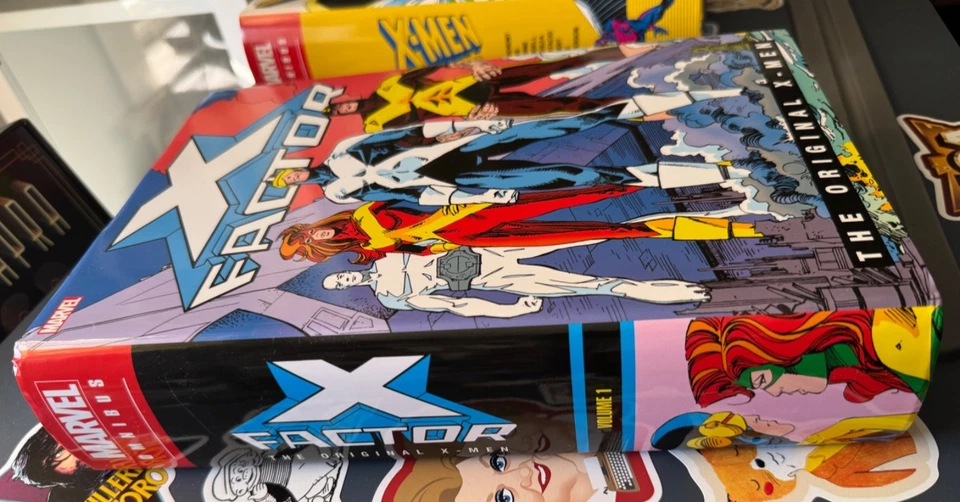 X-Factor Original X-Men Omnibus Vol 1 FALL OF MUTANTS COVER (USADO) Foto 2 de 4