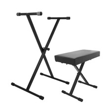 Keyboard Stand and Piano Bench Bundle Pack - On-Stage