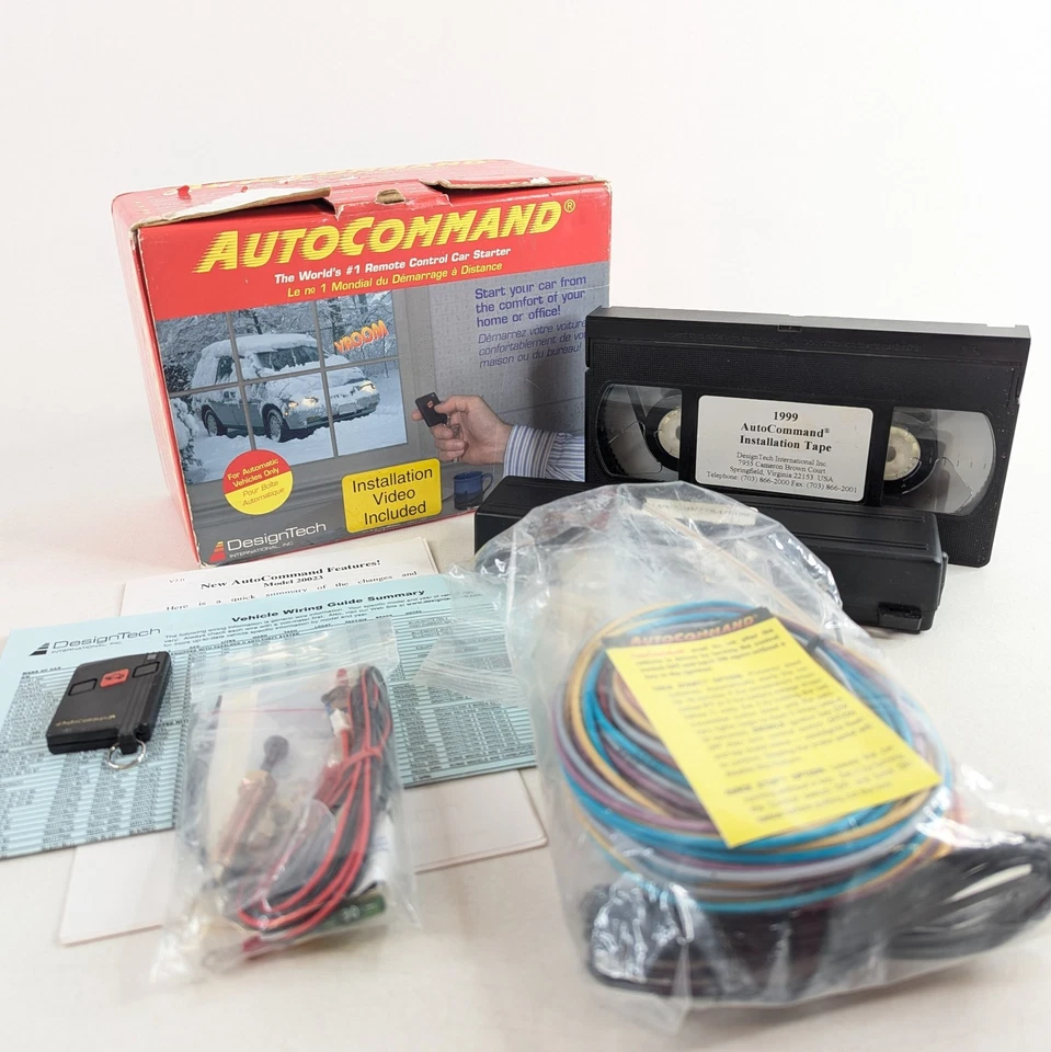Vintage Auto Command Remote Car Starter by DesignTech Model 20023 - NEW, Boxed - Image 3 of 4