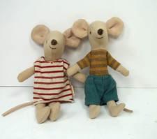 Maileg Big Brother Mouse and Big Sister Mouse Plush