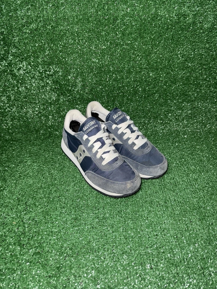 Zapatillas deportivas Saucony para mujer Jazz Low Pro azul marino blanco talla 7 Foto 2 de 4