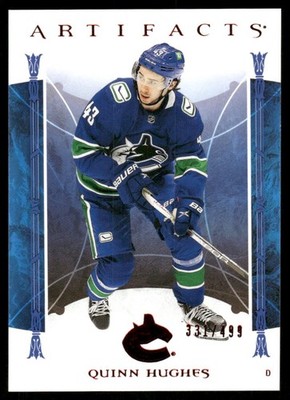 2022-23 Artifacts Ruby #37 Quinn Hughes /499 - HKY
