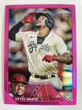 2023 Topps Chrome - Ketel Marte #130 Pink Refractor