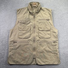 Vtg Banana Republic Fishing Vest Mens Medium Safari Tag Retro 90s Y2K Outdoors