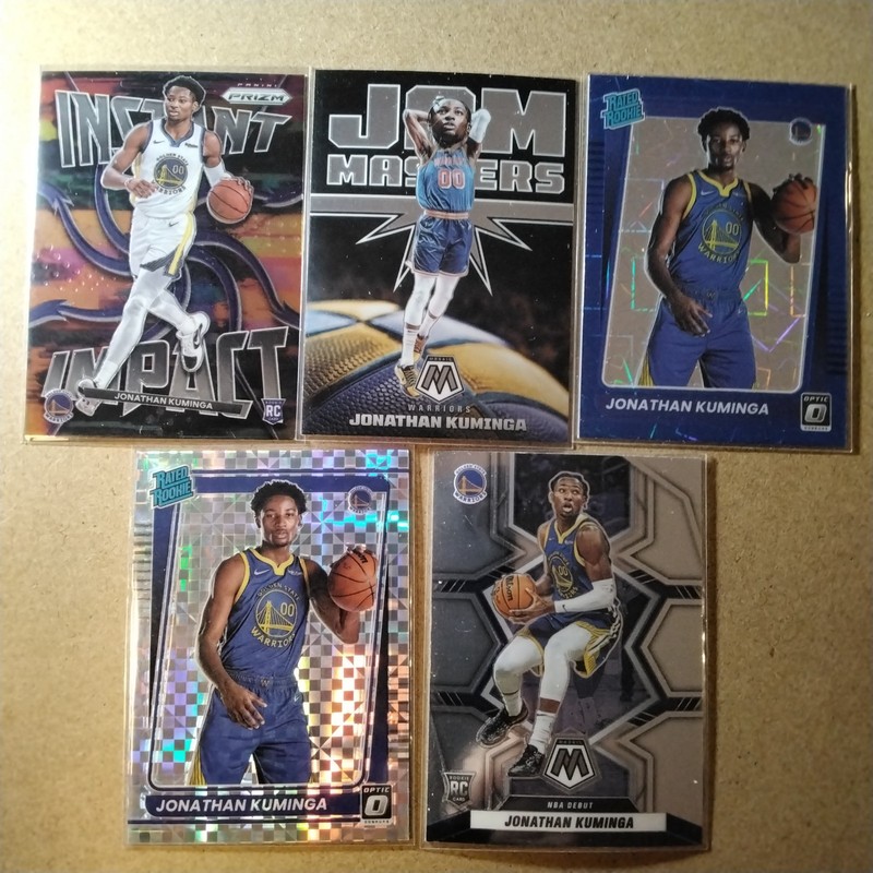 Jonathan Kuminga RC LOT - 2021-22  Panini Basketball - See Description