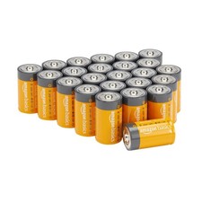24 D Cell Amazon Basics Alkaline Batteries BULK PACK 1.5V SHIPS PRIORITY 05/2030