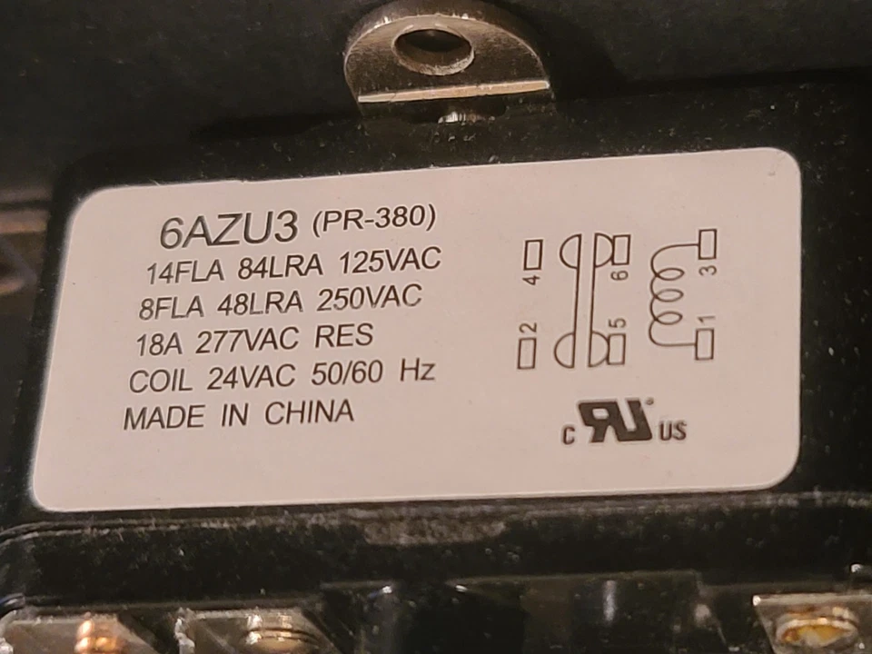 NEW IN BOX GRAINGER APPROVED 6AZU3 Switching Relay, NC/NO, 24V 6AZU3 - Image 2 of 3