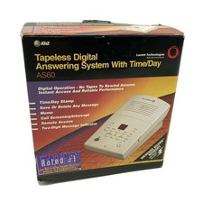 AT T Tapeless Digital Answering System AS60 Telephone Machine