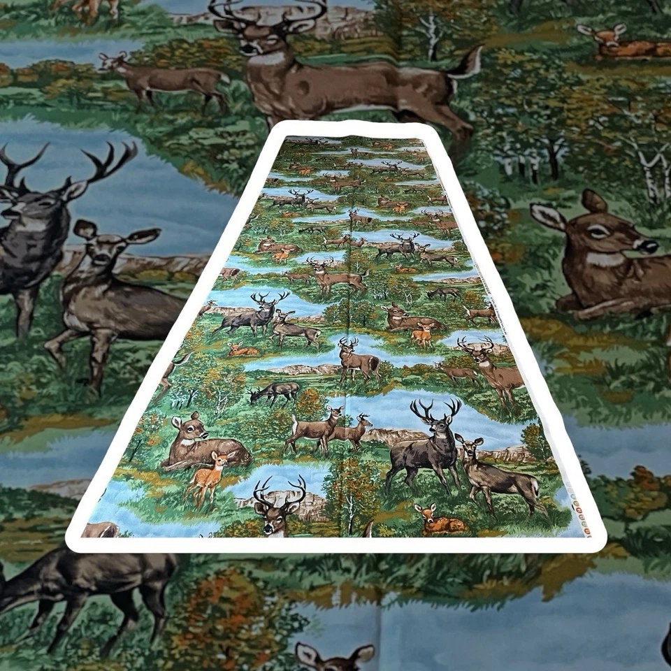 Blank Textiles Cotton Fabric Pattern #6042 Deer in Forest Setting 2 Yards x 44" - Image 3 of 4